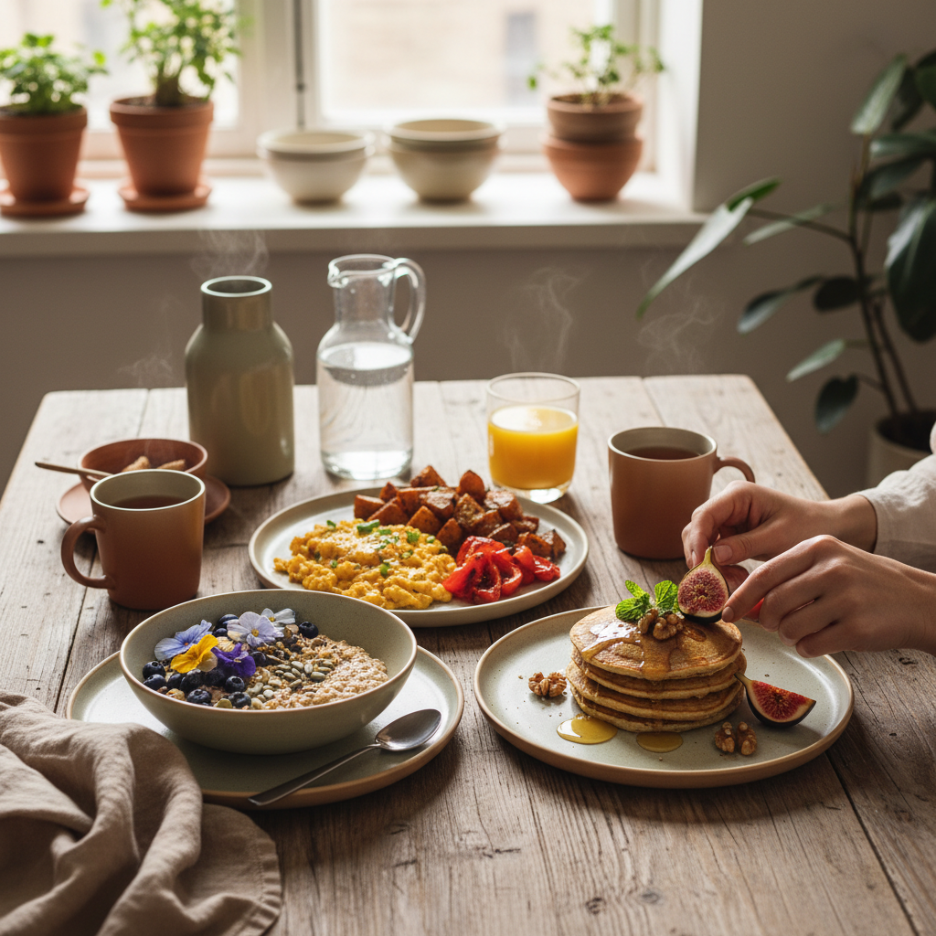 3. Как цветовая палитра завтрака влияет на настроение? — Завтраки