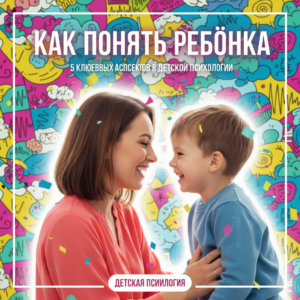 Как понять ребёнка: 5 ключевых аспектов в детской психологии — Детская психология