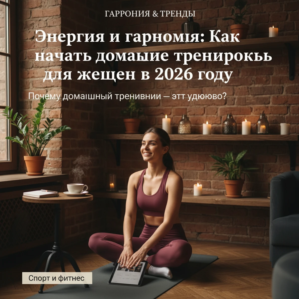 Энергия и гармония: Как начать домашние тренировки для женщин
