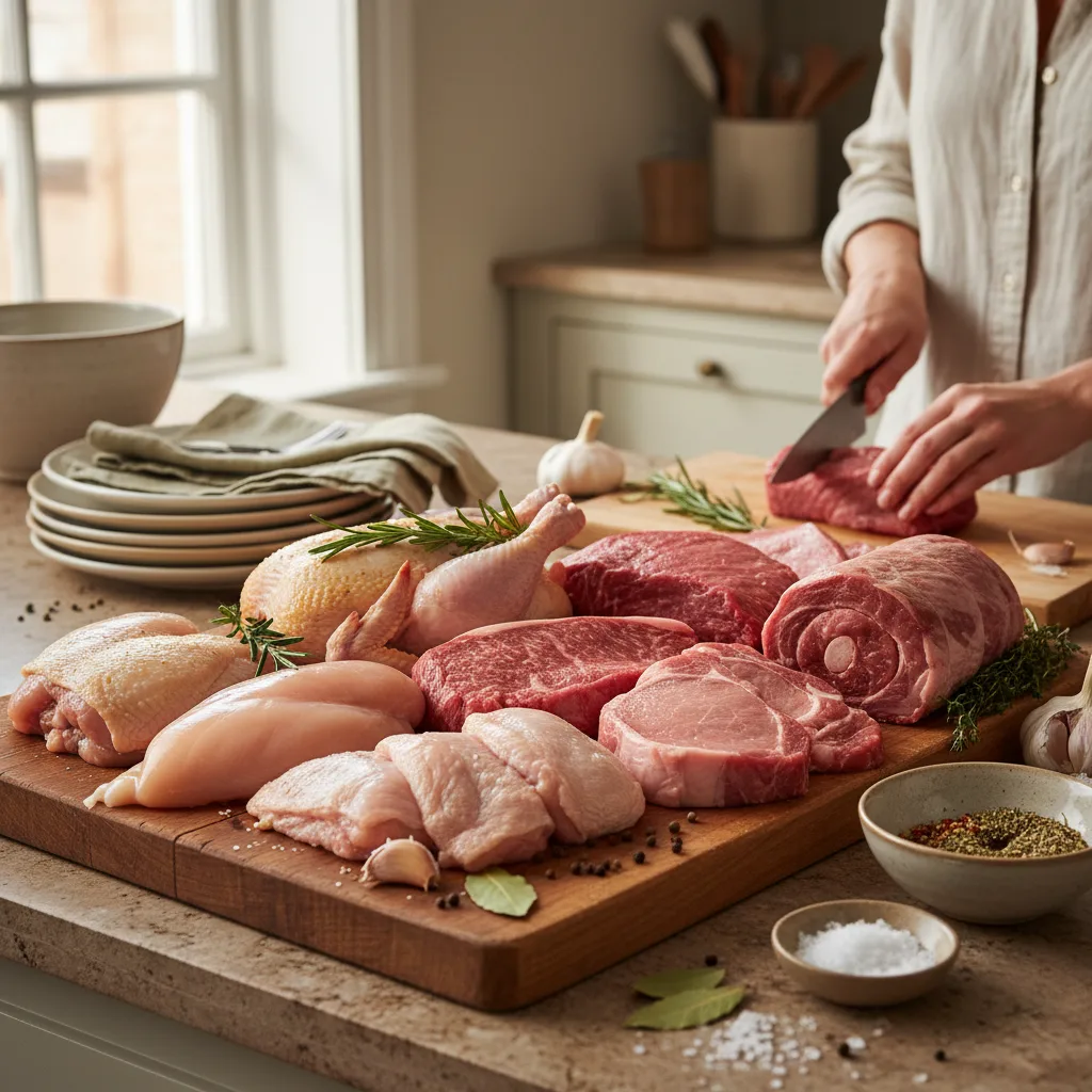 Выбор мяса и птицы для идеального основного блюда — Основное блюдо