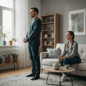 Обложка статьи «Поведение мужчины в конфликте: различаем паузу, защиту и избегание»